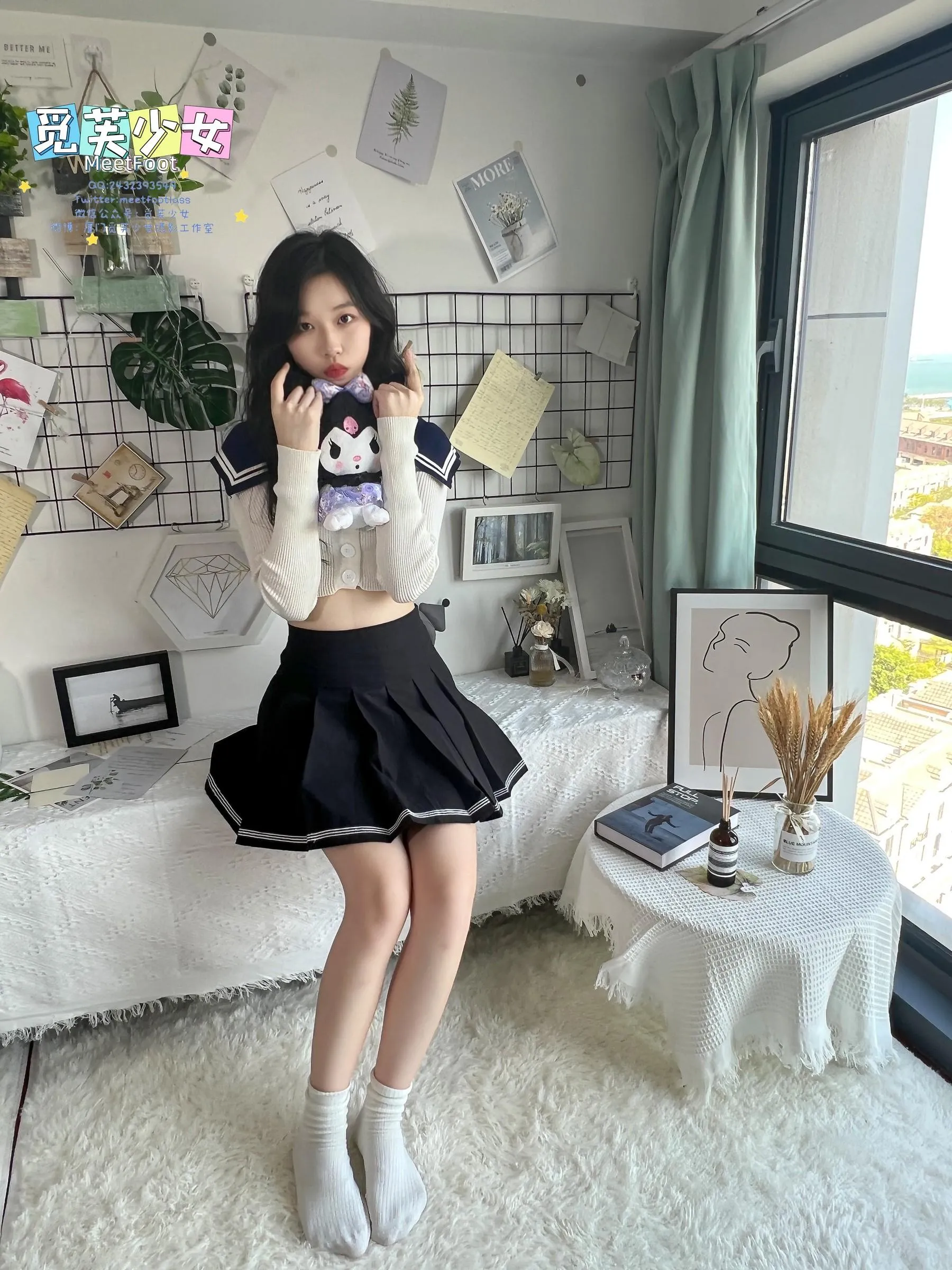 [觅芙少女]NO.018 JK短裙美少女-1 [105P]插图6
